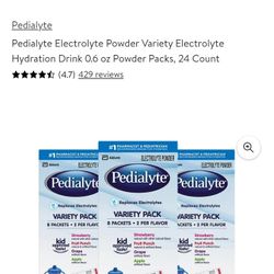 3 pack of Pedialyte 