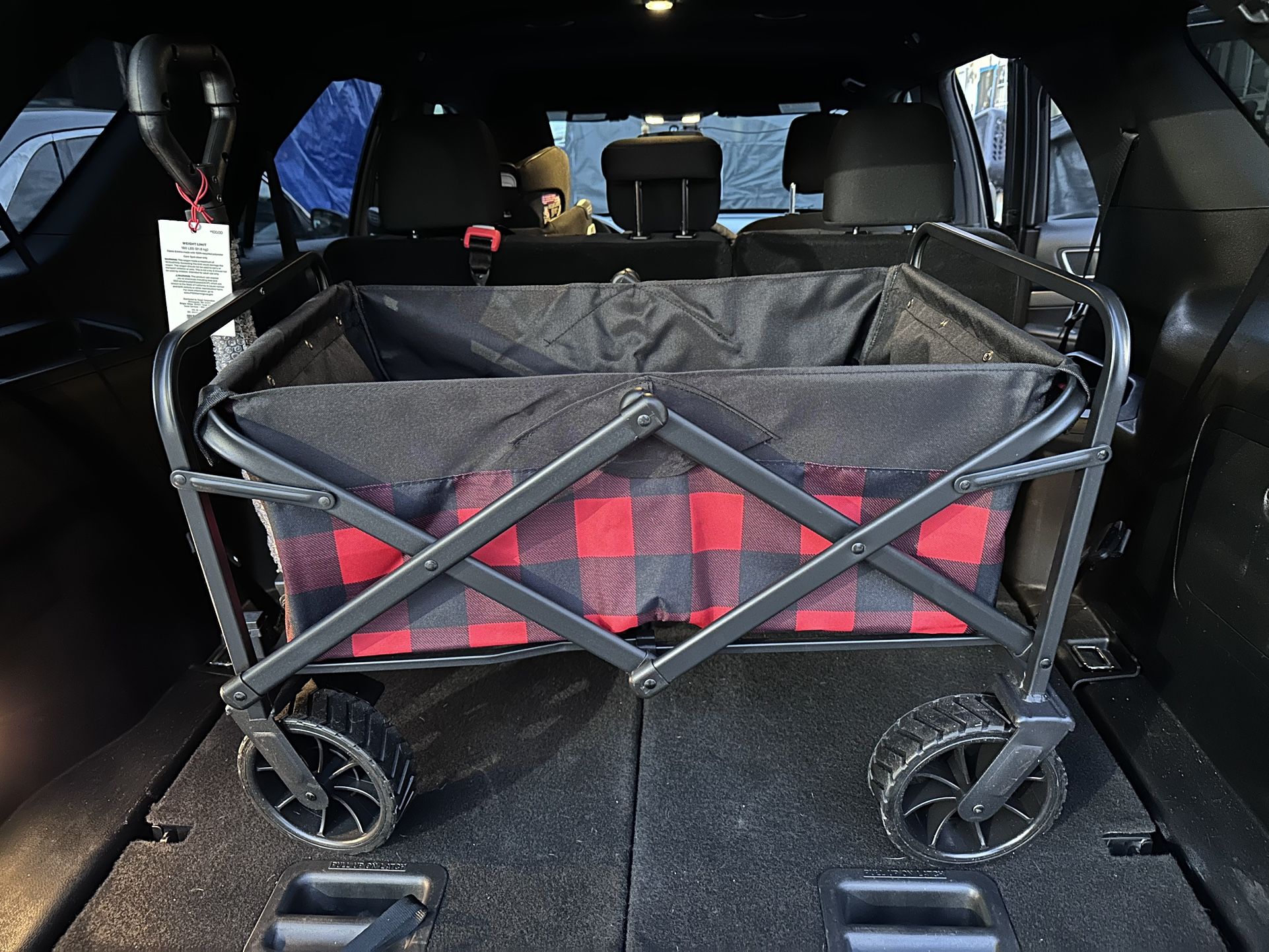 Buffalo Check Collapsible Wagon Red/Black - Woolrich x Target