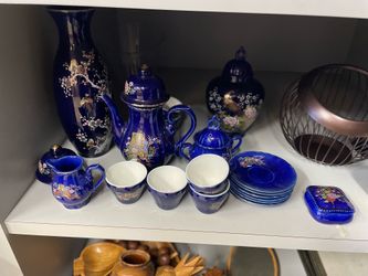Blue Tea Set