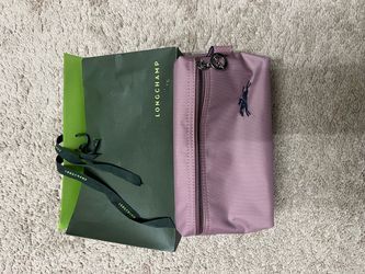 Longchamp Nylon Pouch Cosmetic Bag