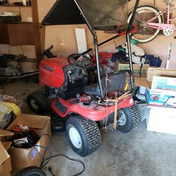 Troy Bilt Riding Lawn Mower With Top
