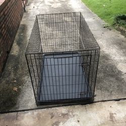 One Large Dog Cage And Two Small Dog Cages 