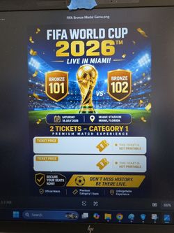 FIFA Bronze medal match in Miami