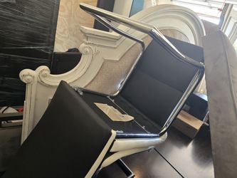 Cream chairs with chrome frames - 20 dollars EACH