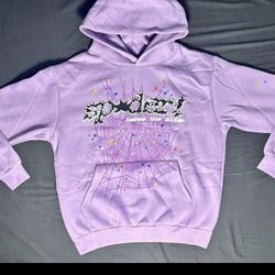 brand new purple spyder hoodie 