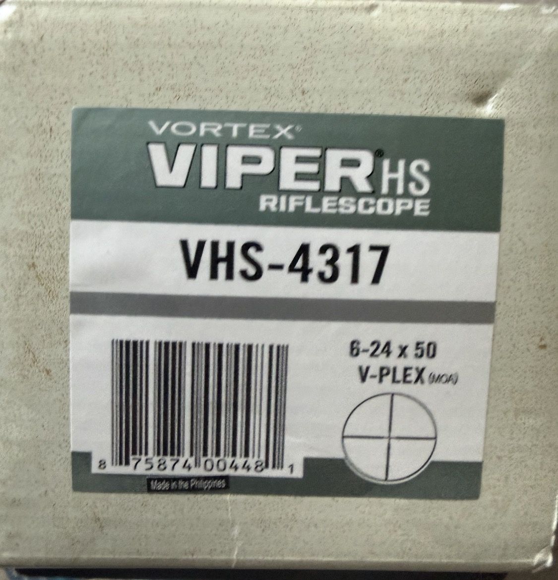 🎯 Vortex Viper HS 6-24x50 Riflescope (VHS-4317) – Brand New in Box