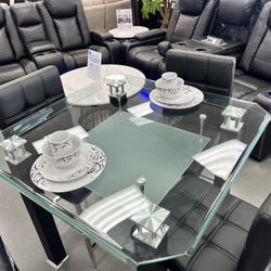 GLASS DINNING SET5PC