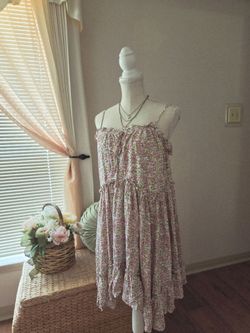 Sleeveless Ruffle Hem Sundress