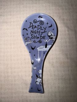 Nightmare Before Christmas Purple Spoon Rest
