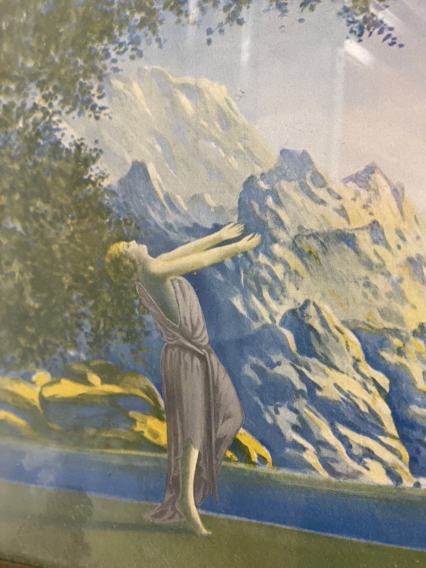 1930’s (Art Deco) Dawn on Fantasy Lady lithograph print by Robert Wood