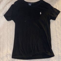 M RL BLACK SHORT SLEEVE