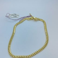 Gold Miami Cuban Bracelet 14K New 