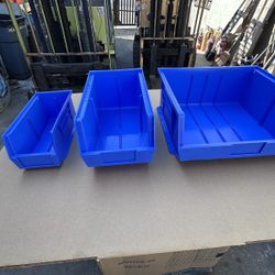 Durham Blue Plastic Bins PB30230-52 / Pack of 12 / (Different size available)