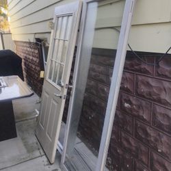 Front Door 32in And Storm Door 32in