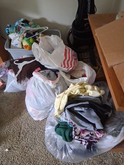 Kids Clothes & Shoes 7 bags