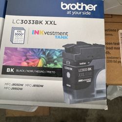 Brother Genuine LC3033BK Super High-yield Black INvestment Tank Printer Ink Cartridge