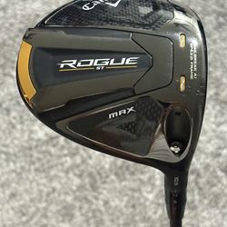 CALLAWAY ‘Rogue ST Max’ RH 10.5* Driver w/ Tensei 1K Black 65g X-Stiff Shaft