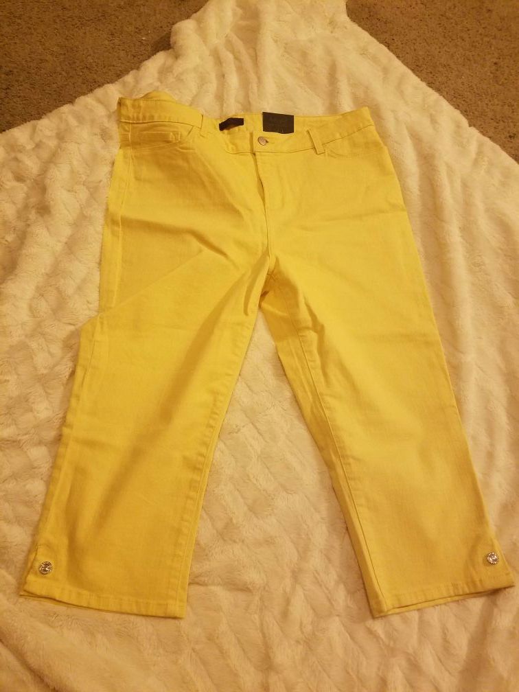 Nydj crop jeans