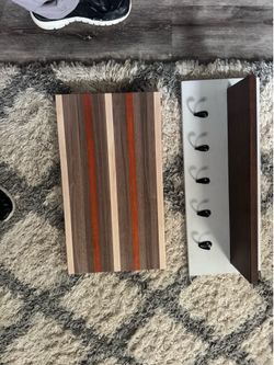 Handmade Walnut Maple Cutting Board – Custom Engraving Available