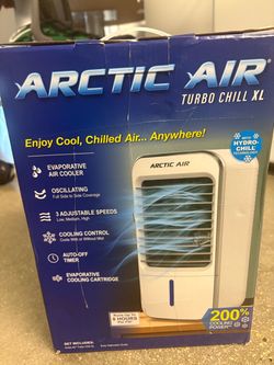 Arctic Air Turbo Chill XL Evaporative Air Cooler – Tested & Working