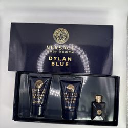 Versace Dylan Blue After Shave Balm and Perfume Body Oil set #VersaceDylanBlue #Fragrance