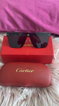 Cartier Shield Sunglasses with Case