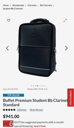 Buffet Premium Student Bb Clarinet