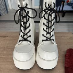 Demonia Boots White