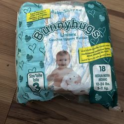 Bunnyhugs Baby Diapers “Size 3”