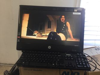 Hp all in one with 20” screen windows 10 500gb 4gb