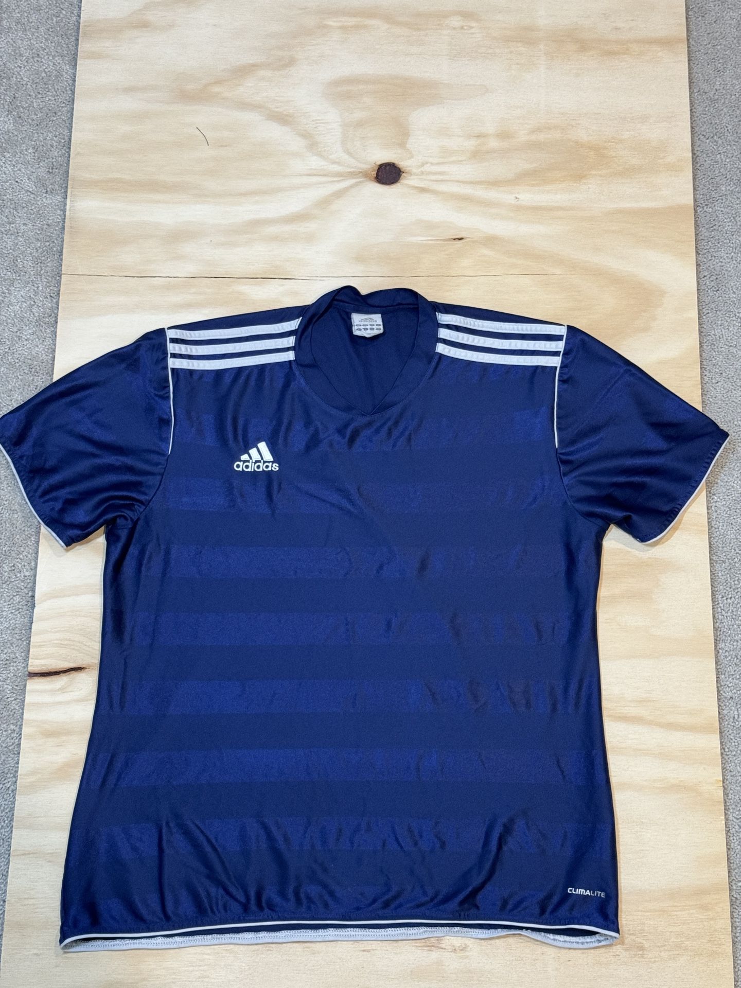 Adidas Navy Strips Sportswear Jersey