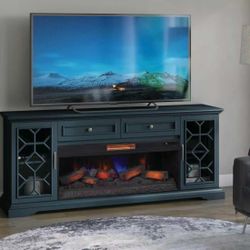 TV Stand with Fireplace 