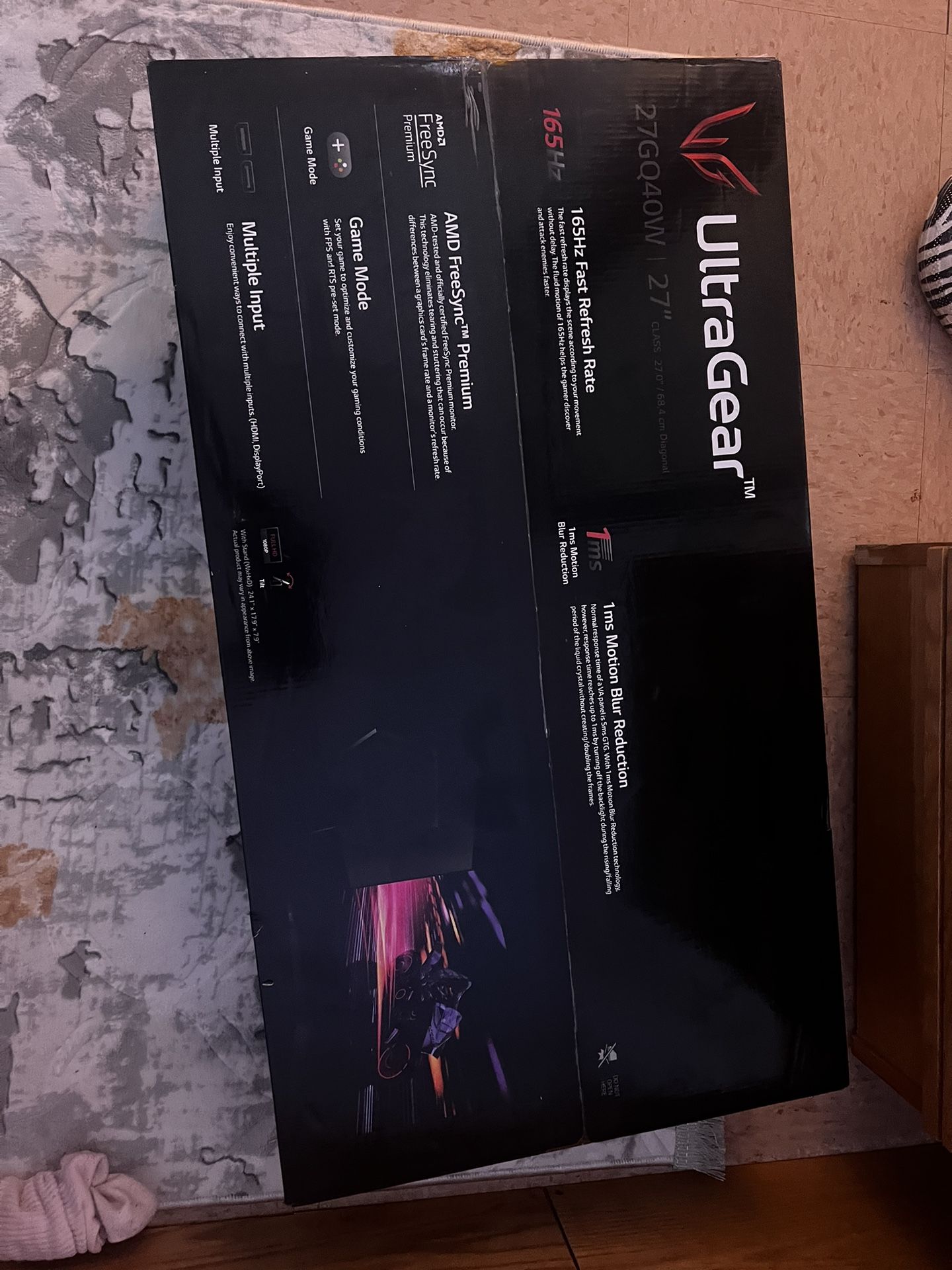 27” LG ULTRAGEAR GAMING MONITOR