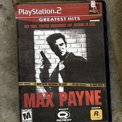 PS2 Game, Max Payne