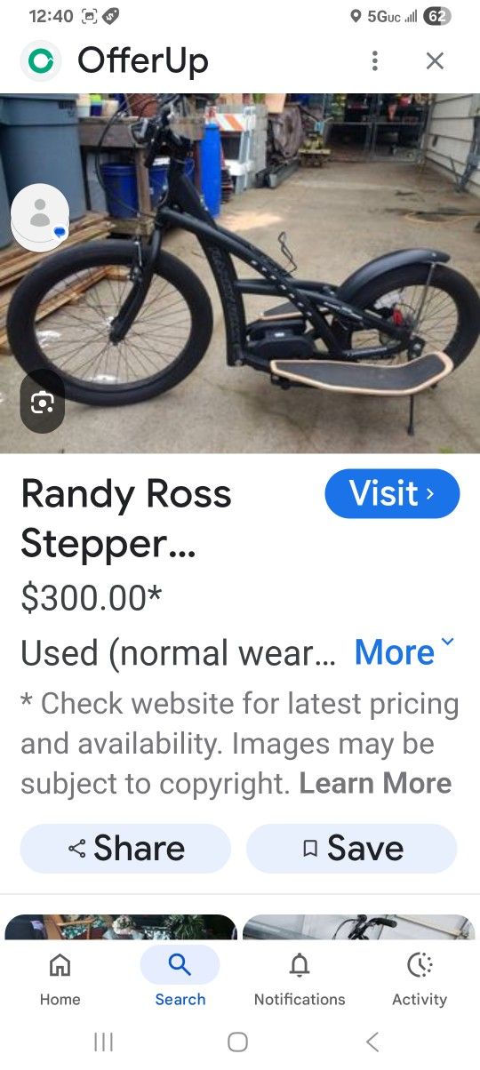 Bike $60