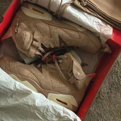 British Khaki Travis Scott Jordan 6s