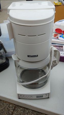Kenmore coffee maker.