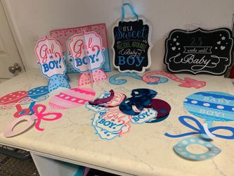 Gender reveal left overs