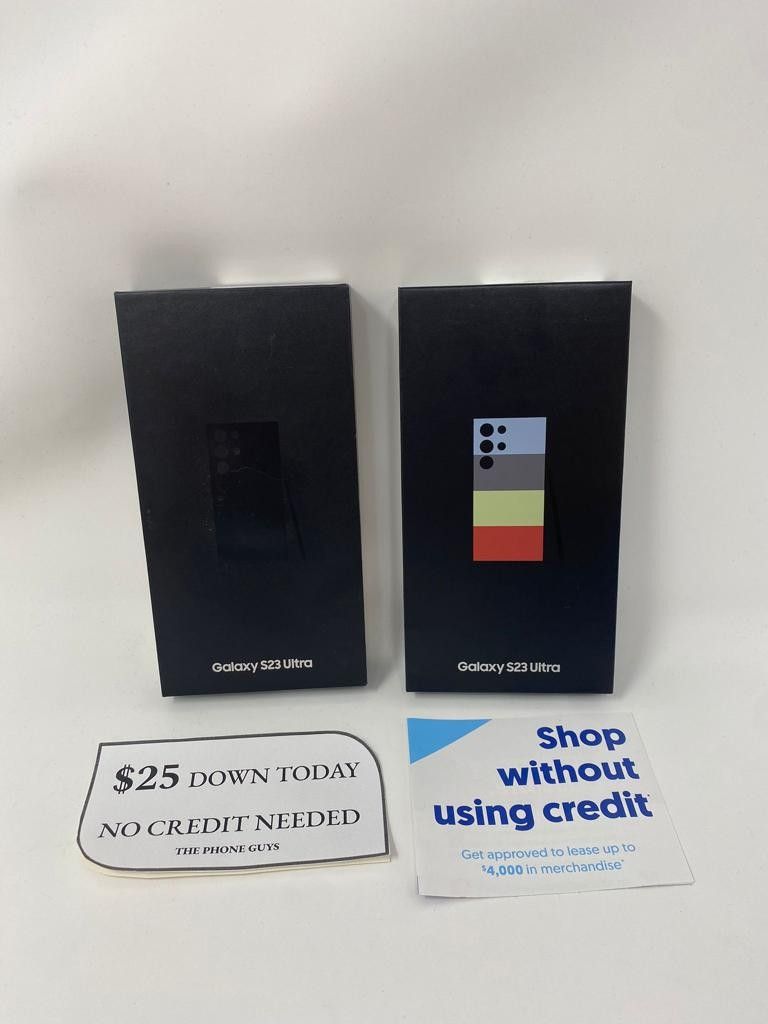 🔥Top of the Line Features for Less! Samsung Galaxy S23 Ultra – $1 DOWN Available