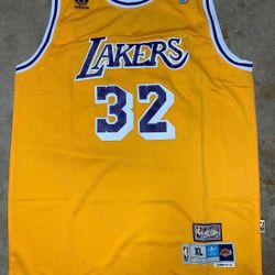 Magic Johnson #32 Los Angeles Lakers Jersey Size M-XL