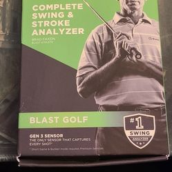 Blast Golf Swing Analyzer 