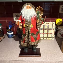 Limited Edition Old World Fishing Santa $10