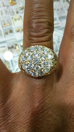 14k Gold Diamond Ring 15 grams 3.20ct diamonds