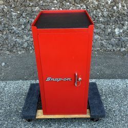 Vintage 1980s Snap-On 8-Drawer Metal Shop Cabinet w/Key & Liners