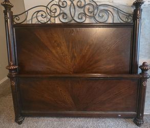 Queen size headboard & footboard