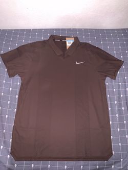 Nike Court Slam Dri-FIT ADV Tennis Polo HM6752 237 Brown Size: Medium