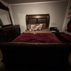 Queen Bed And Dresser 