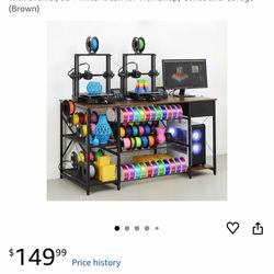3D Printer Stand with Charging Station