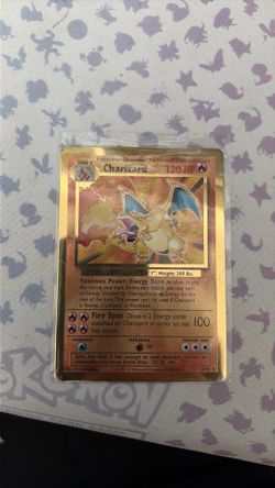 Lightly played metal charizard