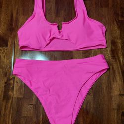 New BEAUTIFUL PINK Bathing Suit Size XL. See Photo's.  Cash Pickup Only 